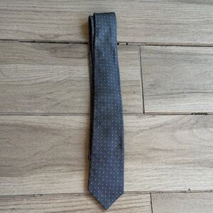 Original Penguin Charcoal Polka Dot Tie